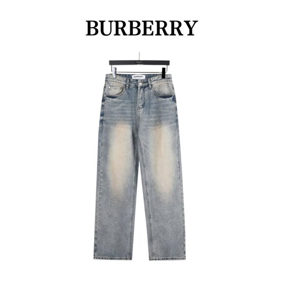 Burberry 25SS Back Pocket Check Horse Denim Pants s - Picture 4 of 12